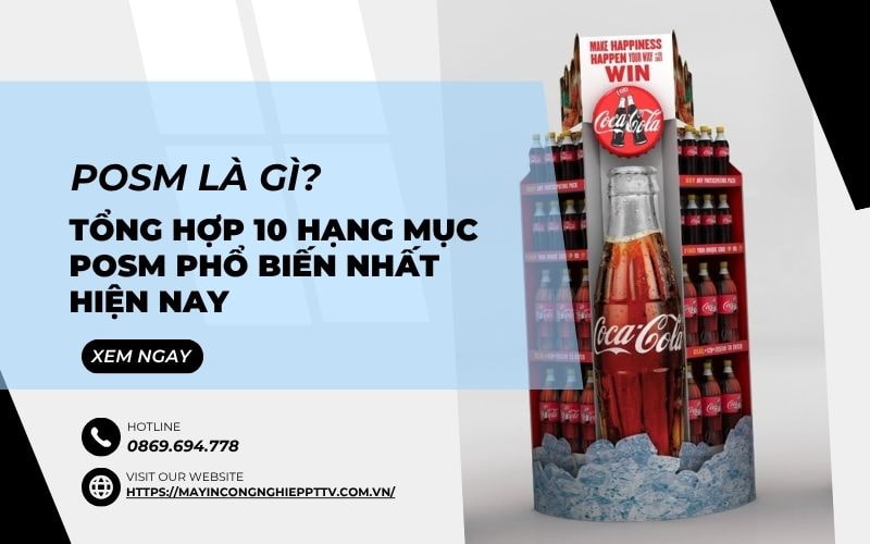 POSM Là Gì? Tổng Hợp 10 Hạng Mục POSM Phổ Biến Nhất Hiện Nay